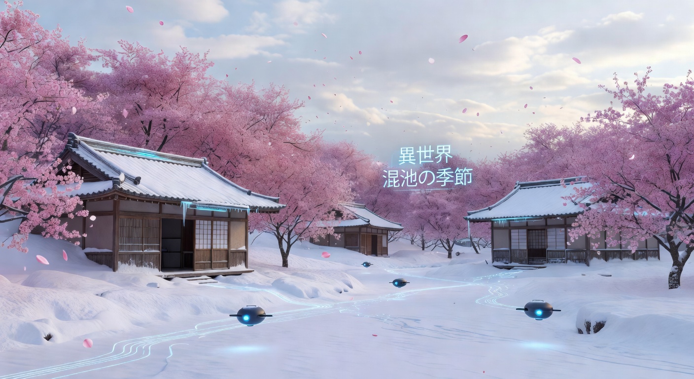 季節が混じり合う第2宇宙の風景